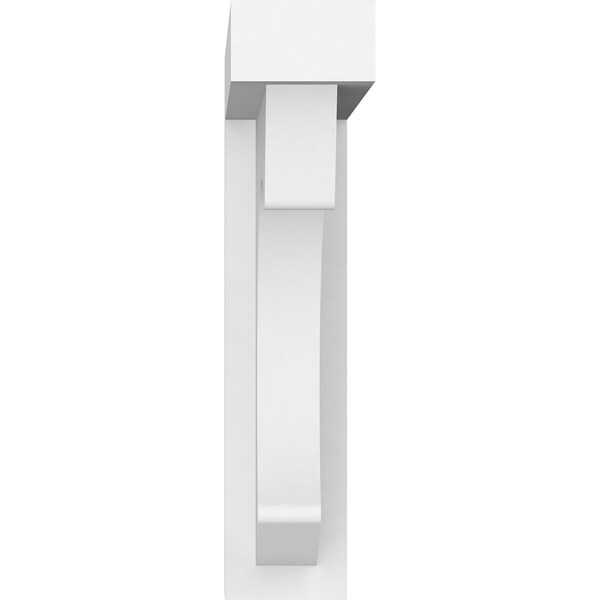 Standard Emerson Architectural Grade PVC Bracket, 2W X 9D X 9H